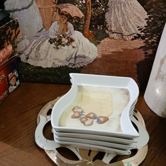 Cider House Designer Home Decor 🍎🍇Designpac Serving Dishes Cheese Snack Plates - Picture 15 of 15